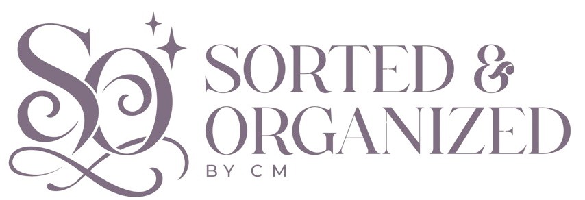 Work Sorted Logo Sorted & Organized by CM - Transform Clutter into Clarity